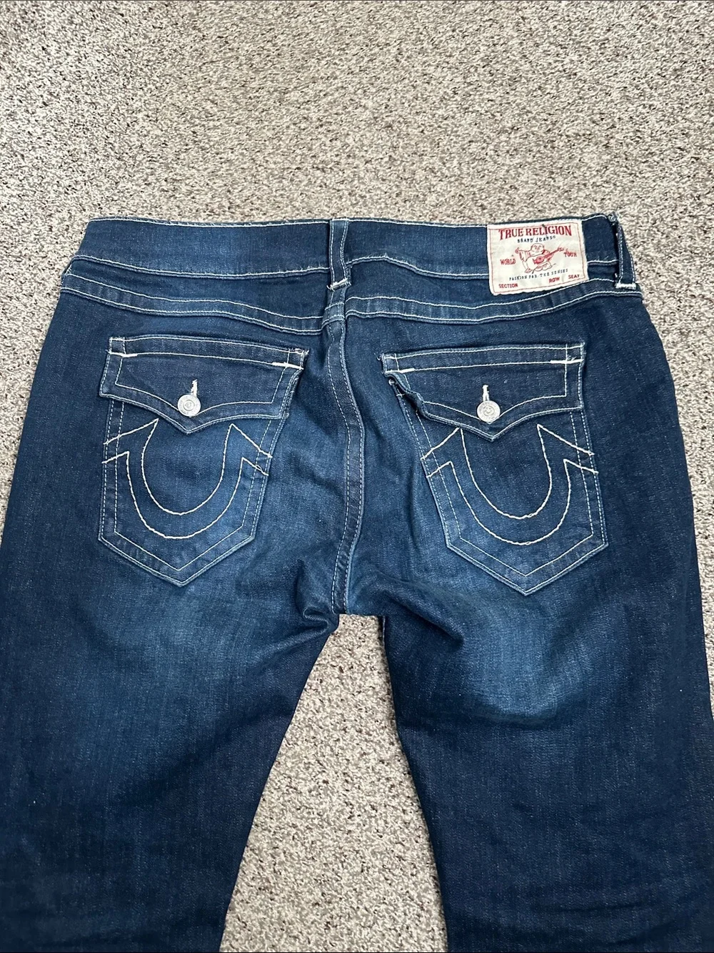 True religion Rocco relaxed skiny Men's Dark Blue Slim Fit Jeans 38